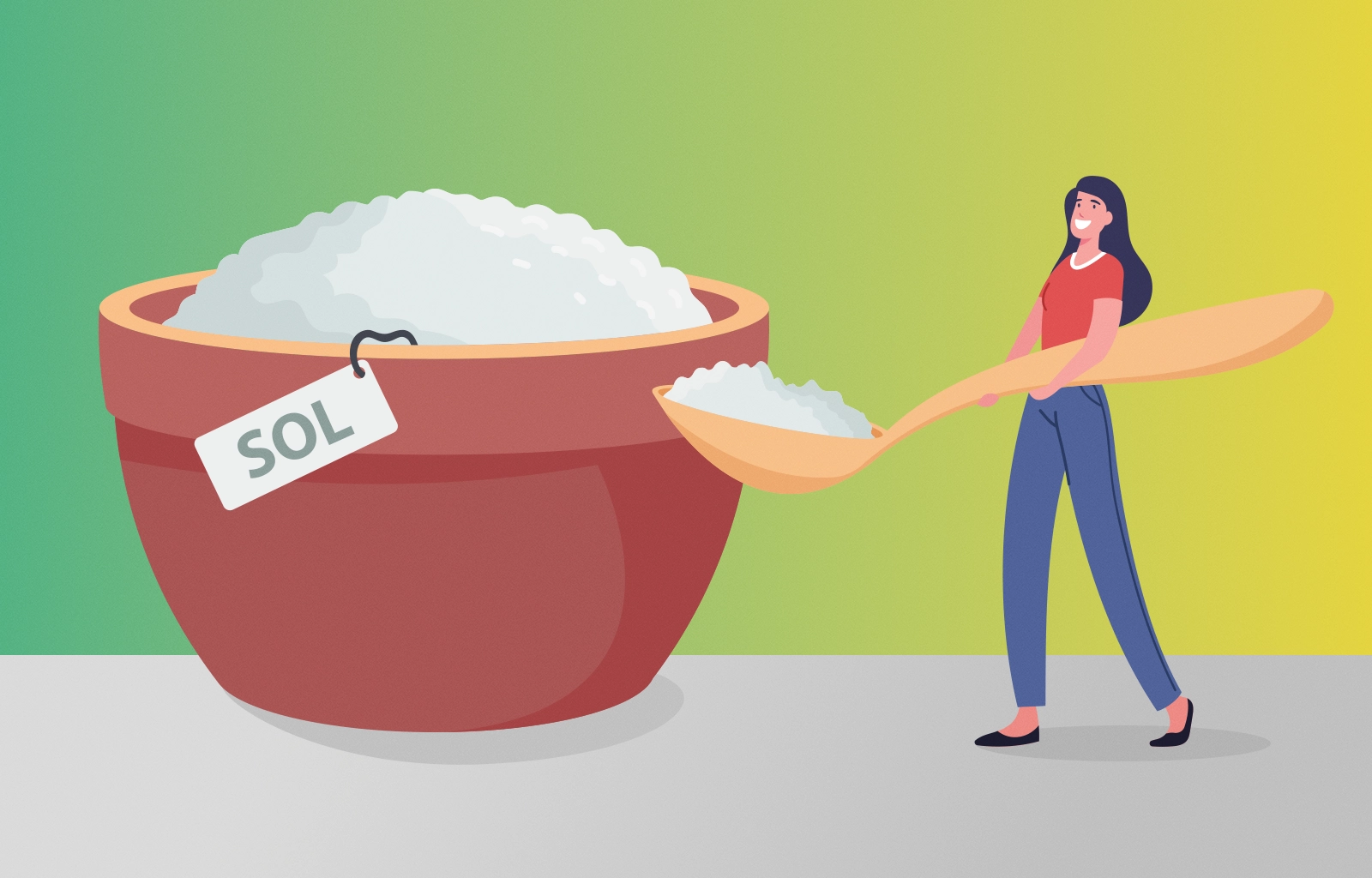 Specijal Sol i Šećer, naslovna ilustracija o soli