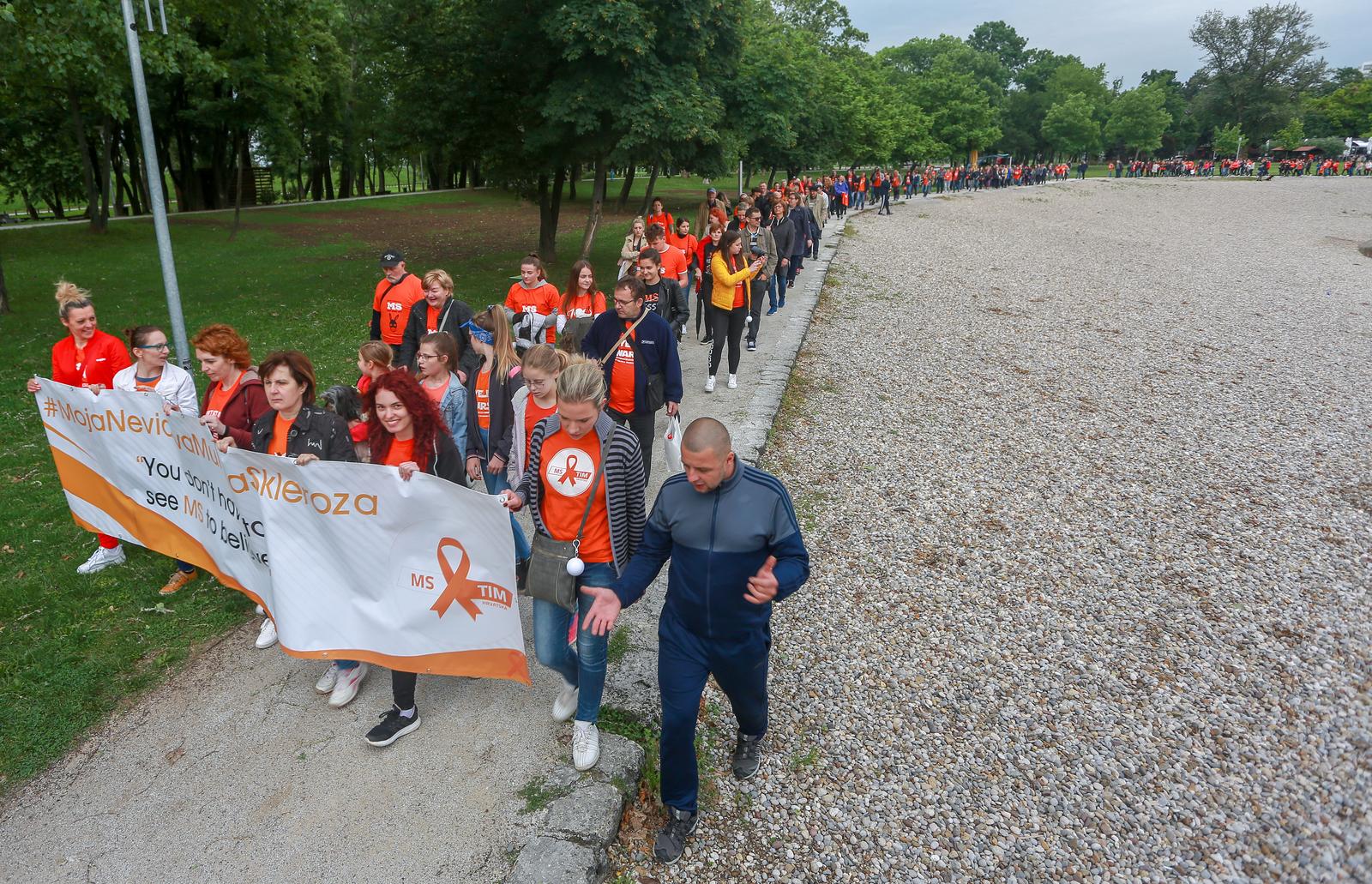 Zagreb: Obilježen Svjetski dan multiple skleroze uz 5. MS walk uz Bundek MS