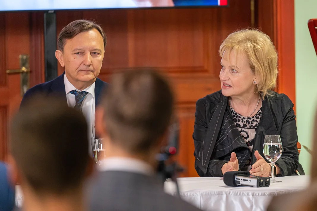 Prim. dr. Ines Balint, predsjednica Povjerenstva za primarnu zdravstvenu zaštitu Hrvatske liječničke komore; press konferencija 