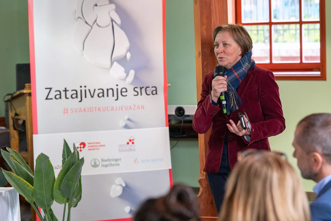 Prof. dr. sc. Venija Cerovečki Nekić, obiteljska liječnica. Press konferencija 