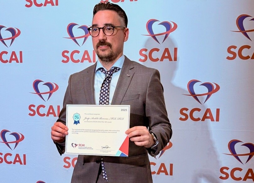 Dr. sc. Josip Anđelo Borovac, specijalizant kardiologije, na svečanoj dodjeli u Washingtonu