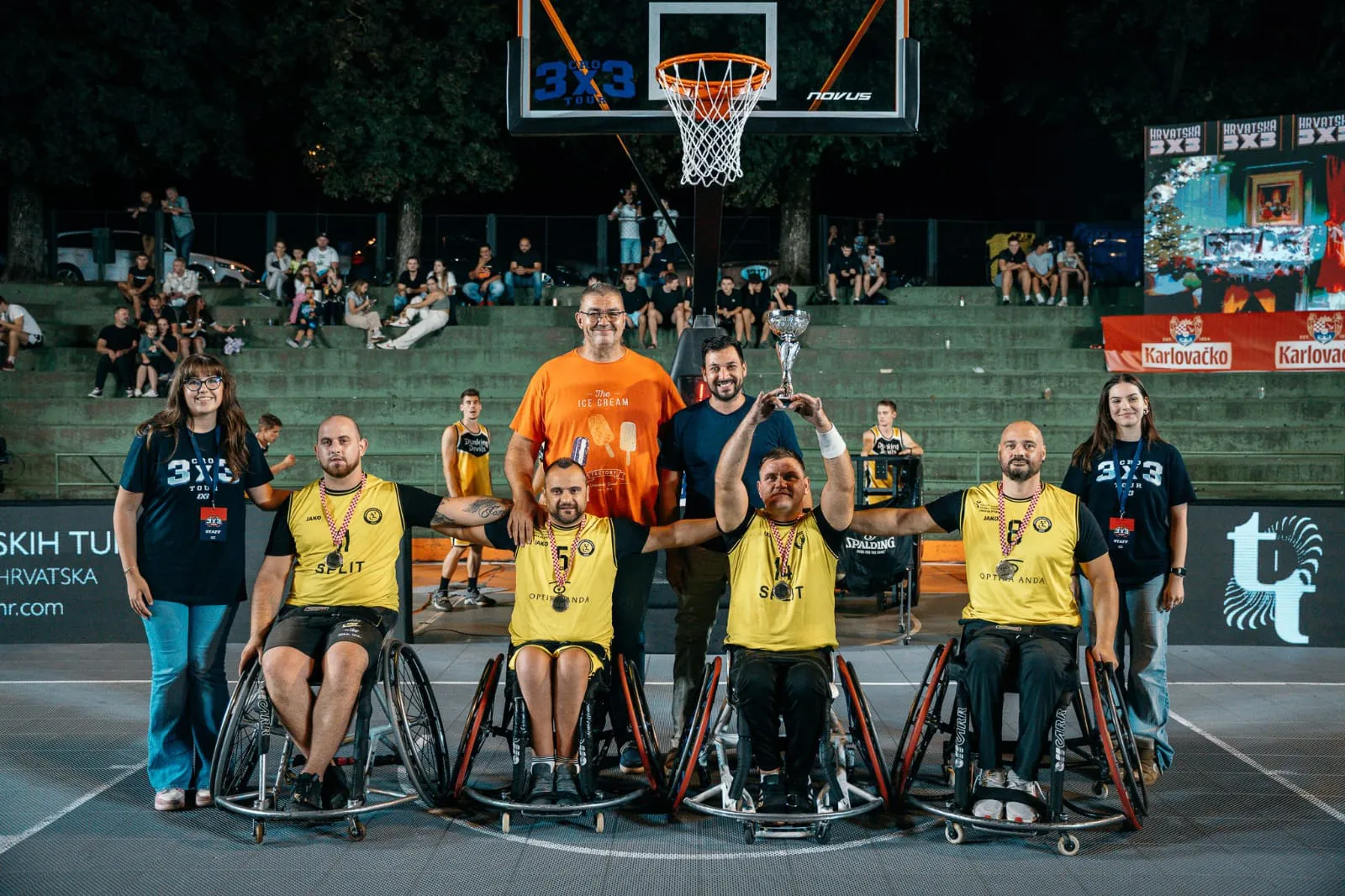 Košarkaški klub invalida Split pobjednik u turniru košarka u kolicima 3x3