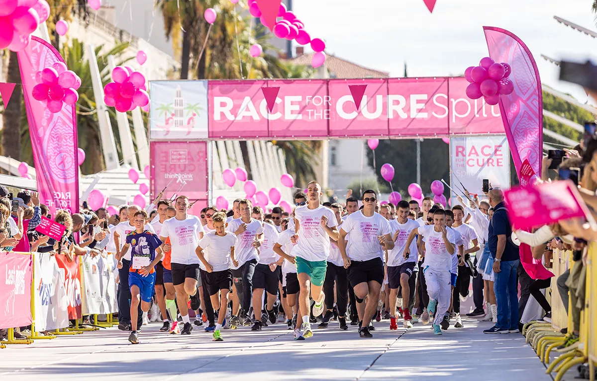 race-for-the-cure Tisuće ljudi trči za oboljele od raka na Race for the Cure u Splitu
