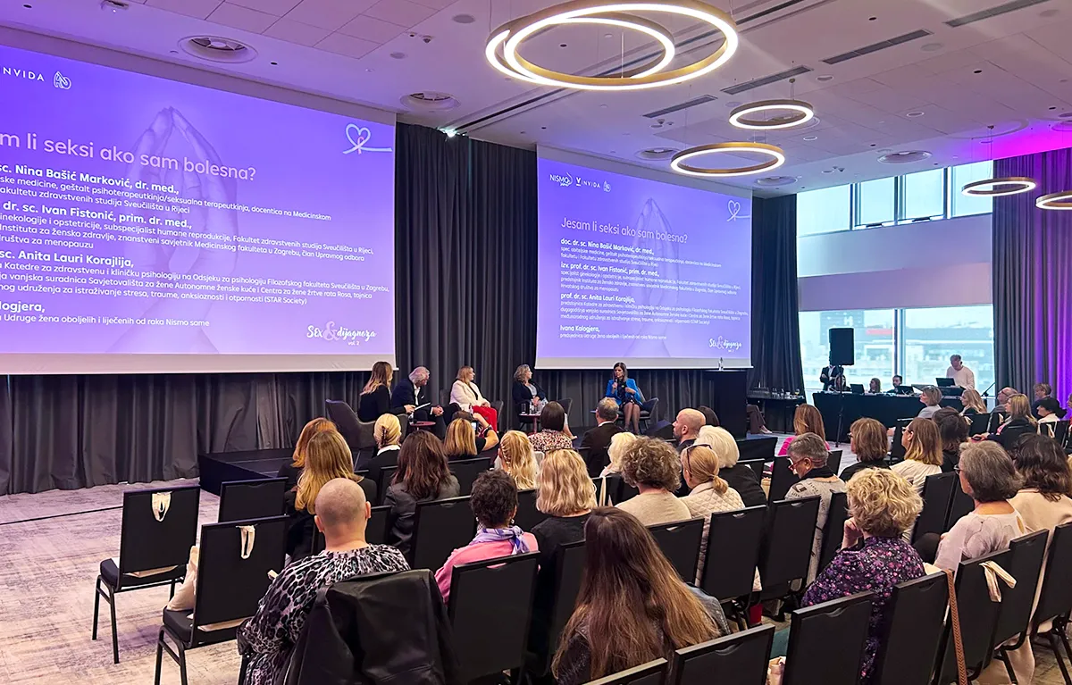 Simpozij Sex & dijagnoza u organizaciji udruge Nismo same, na temu intimnost nakon dijagnoze.