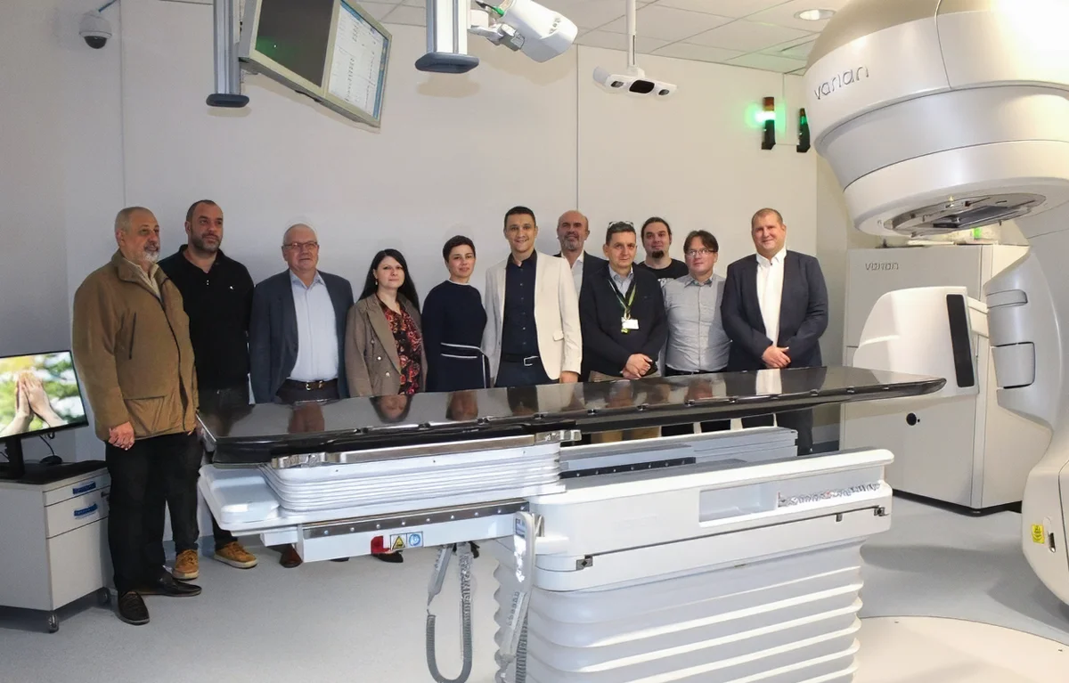 Peti uređaj za zračenje instaliran je na zagrebačkom Rebru; moderni uređaji za zračenje u liječenju onkoloških pacijenata.