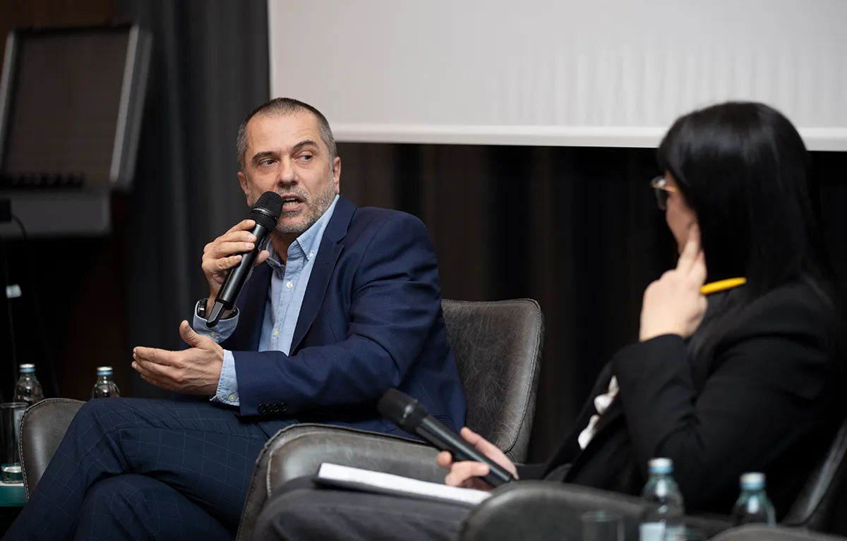 Dragan Soldo, obiteljski liječnik i predsjednik Hrvatskog društva obiteljskih doktora pri Hrvatskom liječničkom zboru, na konferenciji Ovisnost o pušenju – što čini Hrvatska?, u organizaciji Portala Zdravlje, na temu ovisnost o pušenju
