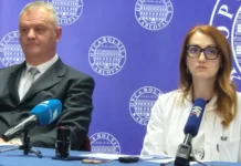 Karlovačka bolnica, press konferencija 28. siječnja 2026.; dr. Dražen Jurković i dr. Ivana Kovačić