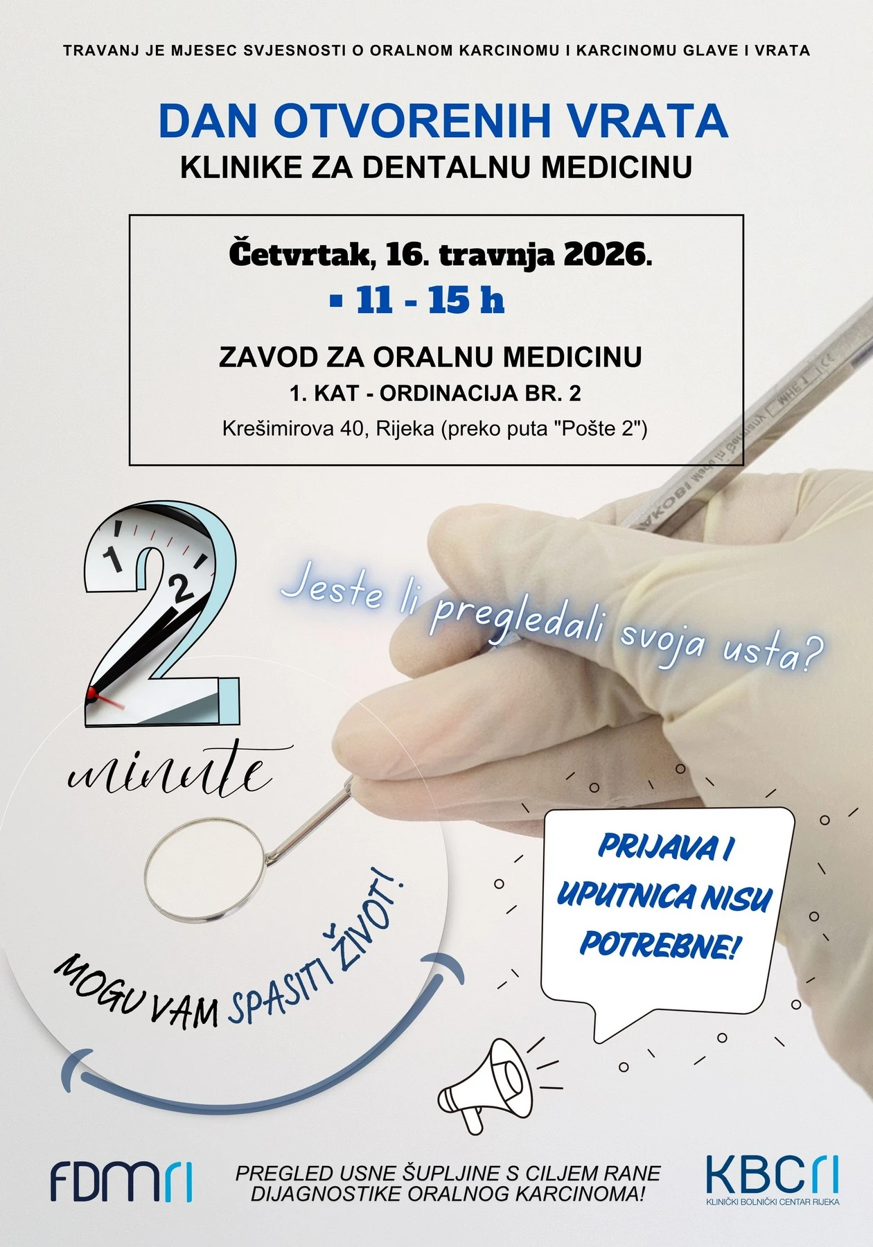 Dan otvorenih vrata Klinike za dentalnu medicinu KBC Rijeka