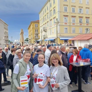 Dr. Jadranka Šoić Karuza na riječkom Korzu