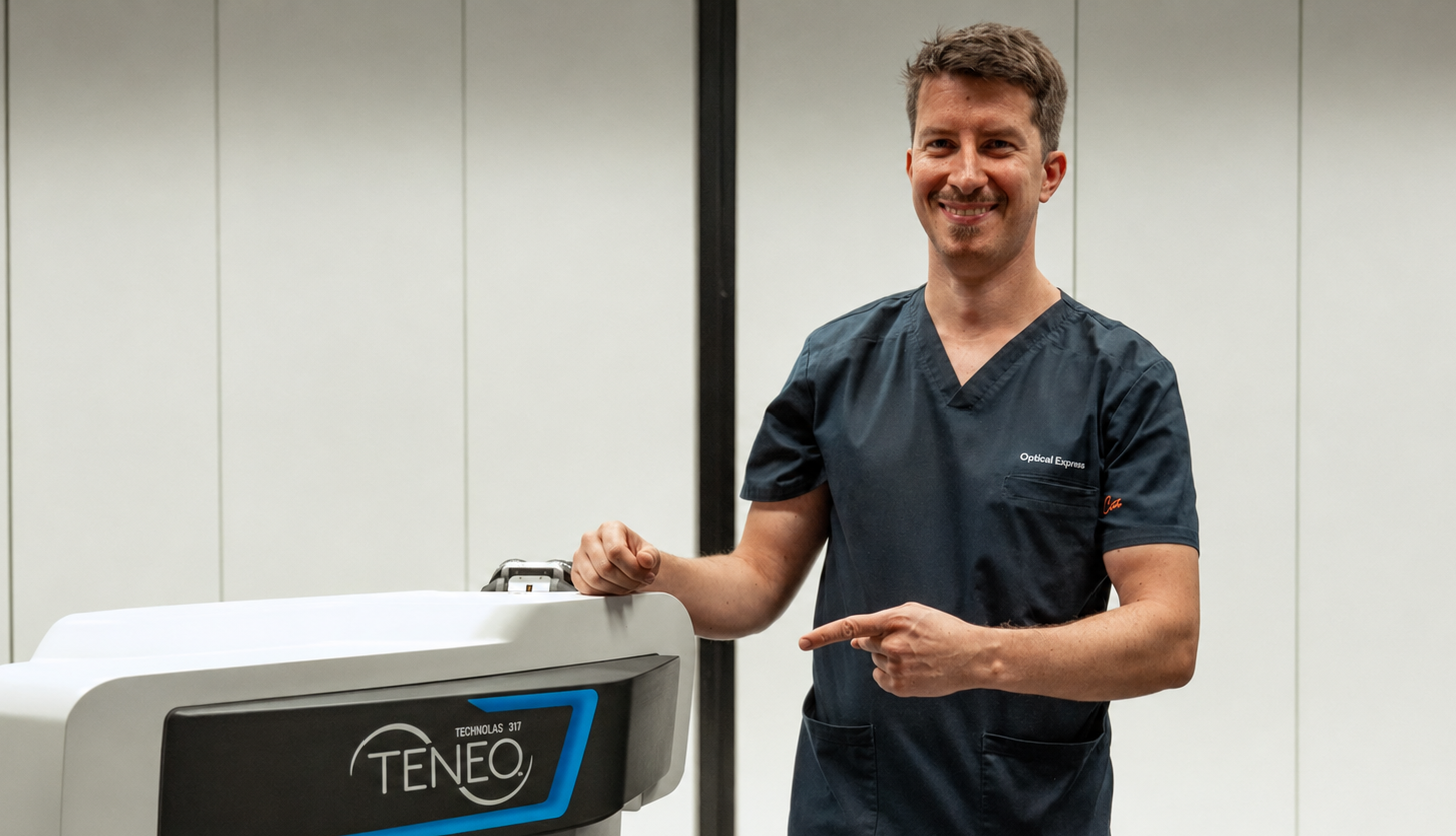 Dr. Bože Mihaljević iz Optical Express, lasersko skidanje dioptrije.