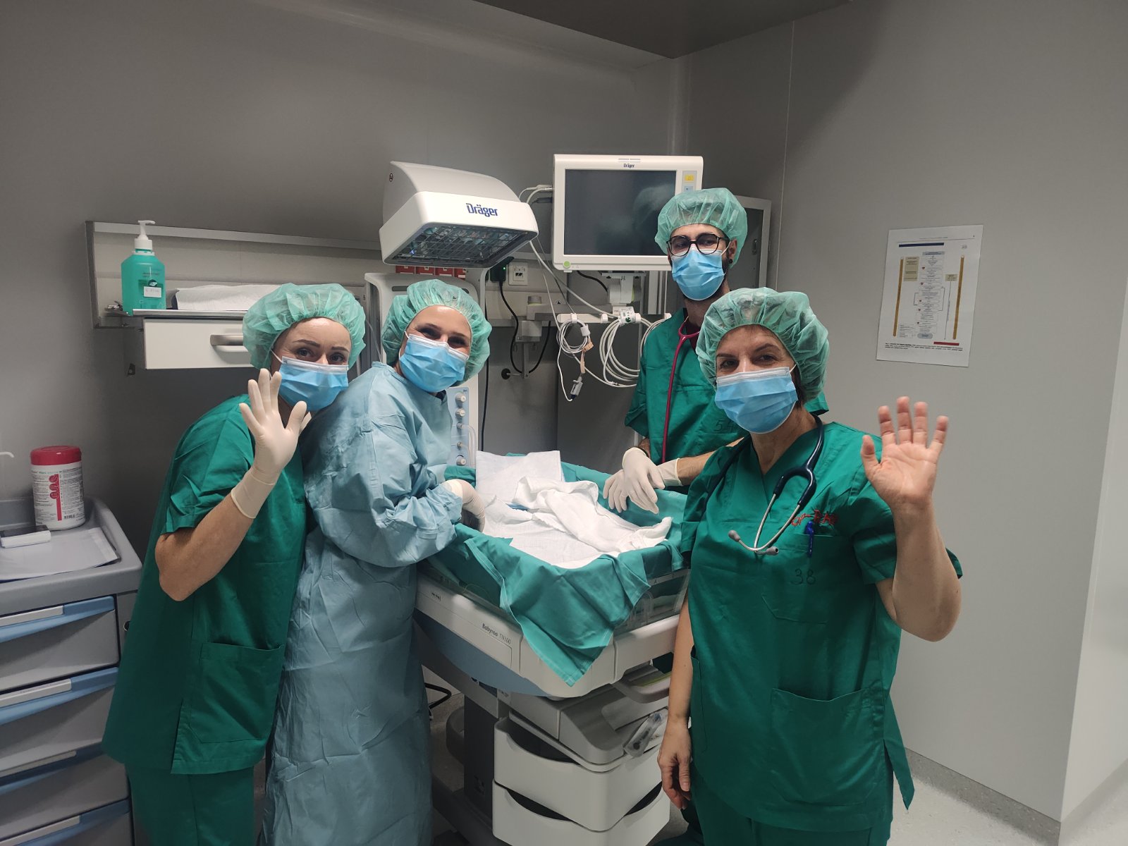Tim ŽB Čakovec u novoj operacijskoj sali ginekologije